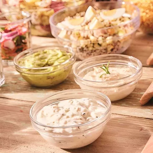 Bowl de Vidrio Redondo Empilable de 10 Centimetros ARC 10019