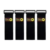 Correa para Almacenamiento Elastica de 12 Pulgadas de Color Negro, Set de 4 Unidades WRAP-IT 704-12B
