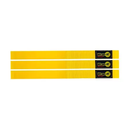 Correa para Almacenamiento Rapida de 12 Pulgadas de Color Amarillo, Set de 3 Unidades WRAP-IT 103-BS-12YE