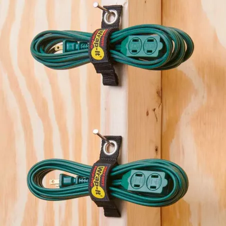 Correa para Almacenamiento Resistente de 7 Pulgadas de Color Negro, Set de 4 Unidades WRAP-IT 104-10BX