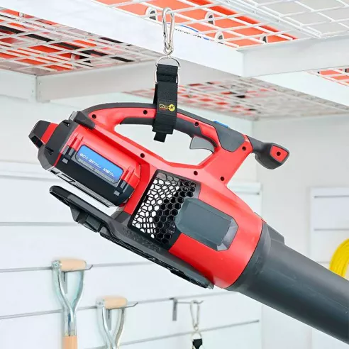 Correa para Almacenamiento Resistente de 12 Pulgadas con Gancho de Color Negro WRAP-IT 100-HNH-12BL