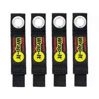 Correa para Almacenamiento Resistente de 7 Pulgadas de Color Negro, Set de 4 Unidades WRAP-IT 104-10BX