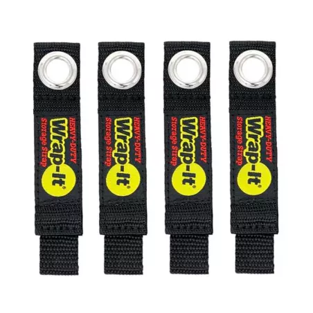 Correa para Almacenamiento Resistente de 7 Pulgadas de Color Negro, Set de 4 Unidades WRAP-IT 104-10BX