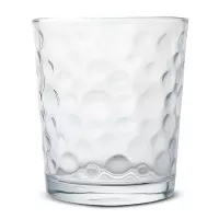 Vaso Dof de Vidrio Bubbles Pattern de 13.5 Onzas, Set de 4 Unidades GIBSON 141401.04