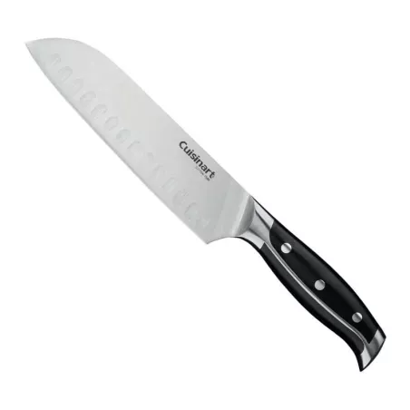 Cuchillo Santoku de Acero Inoxidable de 7 Pulgadas Coleccion Triple Rivet CUISINART C77TRN-7SAN