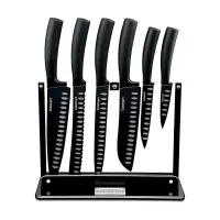 Cuchillos Antiadherentes con Base Acrilica de Color Negro, Set de 7 Unidades CUISINART C77NS-7P