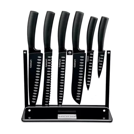 Cuchillos Antiadherentes con Base Acrilica de Color Negro, Set de 7 Unidades CUISINART C77NS-7P
