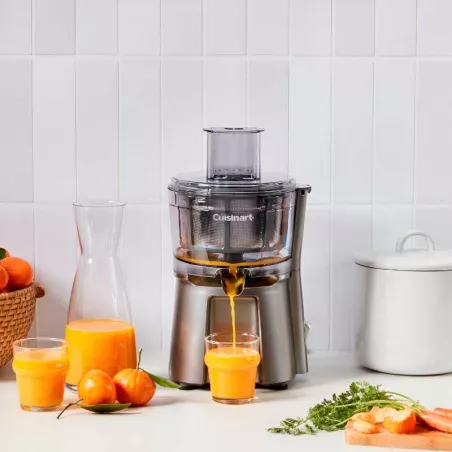 Combo de Extractor y Exprimidor de Jugo para 28 Onzas Gris Oscuro CUISINART CJE-2000