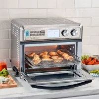 Horno Tostador & Freidora de Aire de Acero Inoxidable con Pantalla Digital 0.95 Pies Cubicos CUISINART TOA-95 2