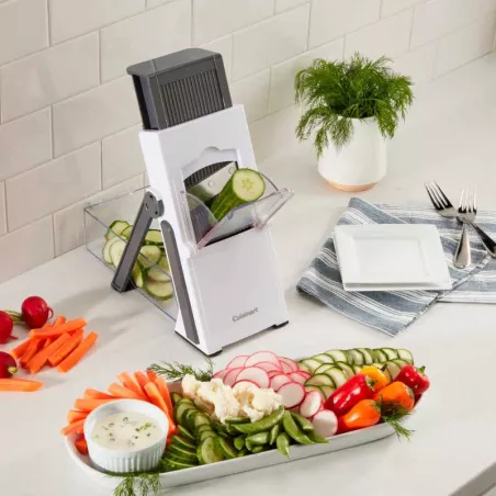 Mandolina Vertical Blanco con Gris CUISINART CTG-00-PMAN