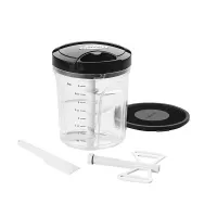 Procesador Manual para Alimentos de Plastico Tapa Negra CUISINART CTG-00-PCH4