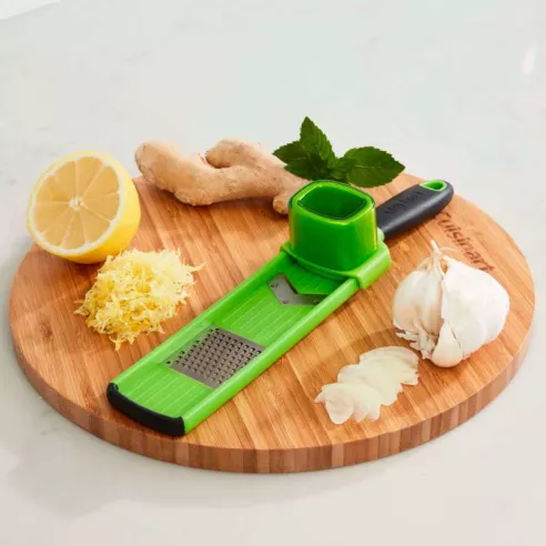 Rallador y Cortador de Ajo de Acero Inoxidable 10.5 x 2 Pulgadas Verde CUISINART CTG-00-GS