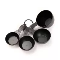 Tazas para Medir Plasticas de Color Negro, Set de 4 Unidades CUISINART CTG-00-RMC