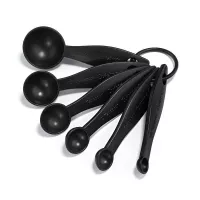 Cucharas para Medir Plasticas de Color Negro, Set de 6 Unidades CUISINART CTG-00-RMP