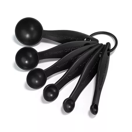 Cucharas para Medir Plasticas de Color Negro, Set de 6 Unidades CUISINART CTG-00-RMP