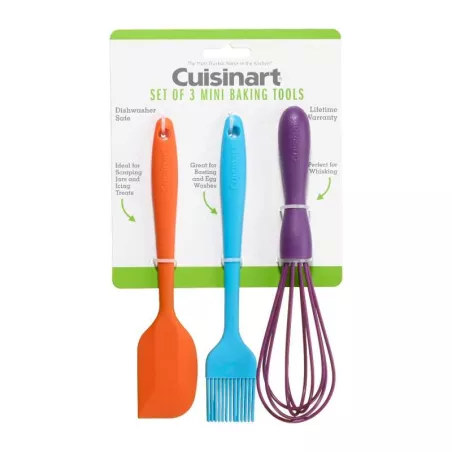 Espatula, Brocha y Batidor, Set de 3 Unidades CUISINART CTG-00-3MBT