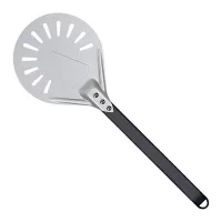 Pala Perforada Redonda para Pizza de Aluminio de 54.75 Pulgadas MASTER CHEF APPP-0854R