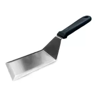 Espatula para Hamburguesa de Acero Inoxidable con Puno de Plastico de Color Negro MASTER CHEF 4650216