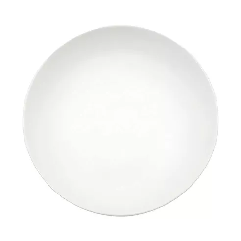 Plato Redondo Coupe Hondo de Porcelana 8.5 Pulgadas Blanco ARNI C1013