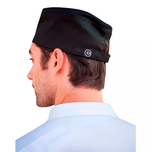 Gorro de Chef de Color Negro CHECKEDOUT CU405S0100A-M