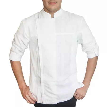 Gabacha para Chef Cool Vent de Color Blanco Talla M CHECKEDOUT CU1128C0200AC-M