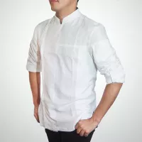 Gabacha para Chef Cool Vent de Color Blanco Talla XL CHECKEDOUT CU1128C0200AC-XL 2