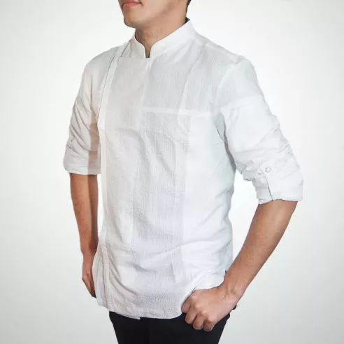 Gabacha para Chef Cool Vent de Color Blanco Talla XL CHECKEDOUT CU1128C0200AC-XL