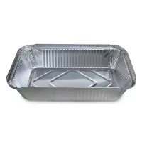 Molde Rectangular de Alumino Desechable con Tapa de 5 x 7 Pulgadas, Paquete de 125 Unidades TIPS D-220-01