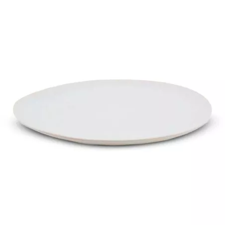 Plato Ovalado de Ceramica  21.5 x 18 Centimetros Blanco BELLARTE LDX-P00654