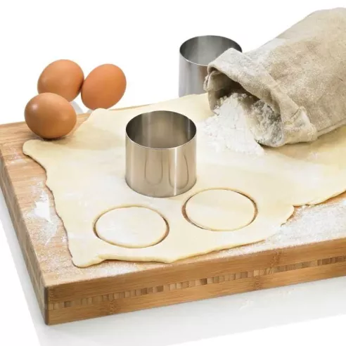 Aro de Acero Inoxidable para Servir Alimentos, Set de 8 Piezas LURCH 00220285