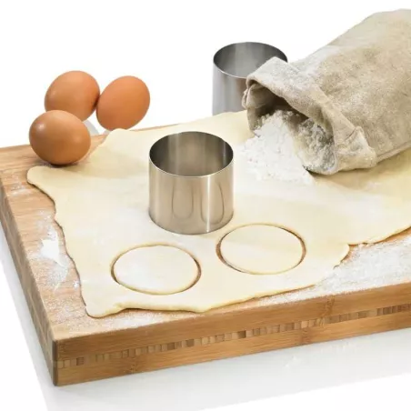 Aro de Acero Inoxidable para Servir Alimentos, Set de 8 Piezas LURCH 00220285