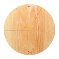 Tabla Redonda para Servir de Madera de 35 x 4 Centimetros TIPS FSC-037-7