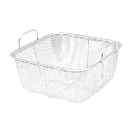 Canasta Cuadrada de Acero Inoxidable de 20 x 9 Centimetros TIPS CLC-015