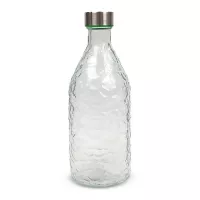 Botella de Vidrio con Tapa de Rosca de 1000 Mililitros VETRO LXG-009