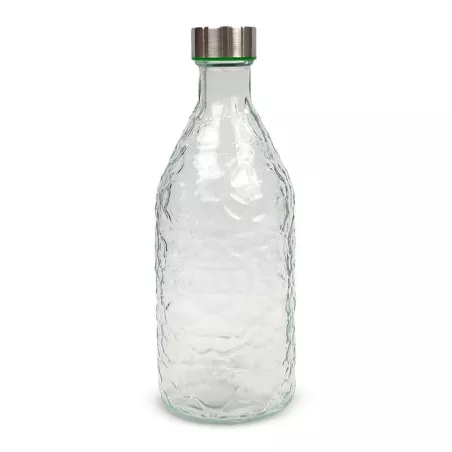 Botella de Vidrio con Tapa de Rosca de 1000 Mililitros VETRO LXG-009