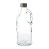 Botella de Vidrio con Abrazadera de 1000 Mililitros VETRO LXG-010