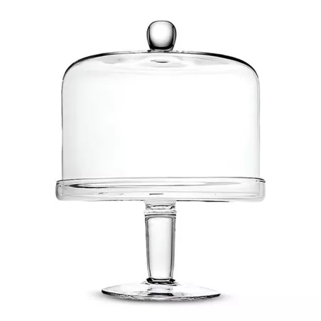 Quequera de Vidrio con Base Transparente VETRO DHD-026