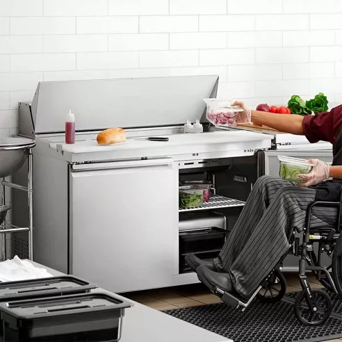 Mesa de Preparacion de 2 Puertas de 120 Centimetros U-STAR SCL2-E-HC