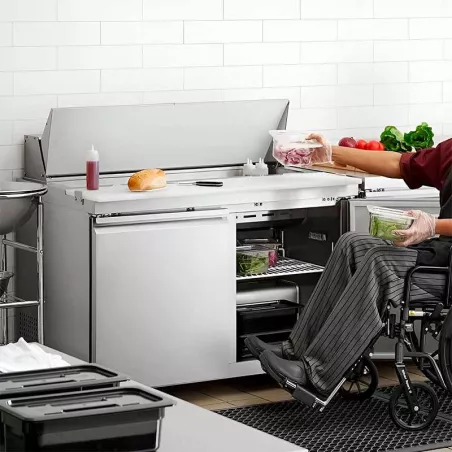 Mesa de Preparacion de 2 Puertas de 120 Centimetros U-STAR SCL2-E-HC