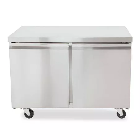 Mesa Undercounter Refrigerada 2 Puertas de Acero Inoxidable 48 Pulgadas U-STAR UUC-48R-E-HC