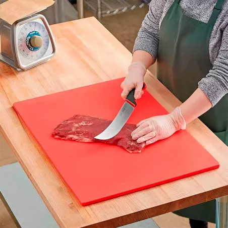 Tabla para Picar de Polipropileno de 15 x 20 Pulgadas, Color Rojo MASTER CHEF 1520RD