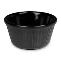 Ramekin de Melamina 2.5 Pulgadas Color Negro para 1.5 Onzas MASTER CHEF RSM-01BK