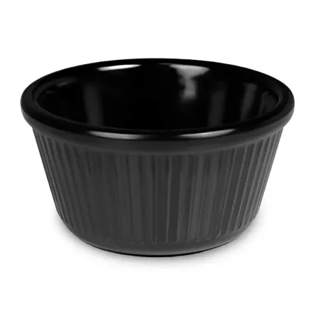 Ramekin de Melamina 2.5 Pulgadas Color Negro para 1.5 Onzas MASTER CHEF RSM-01BK