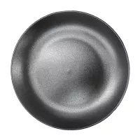 Plato Redondo Coupe de Porcelana 8 Pulgadas Negro Arenoso ARNI CS0023-J09 2