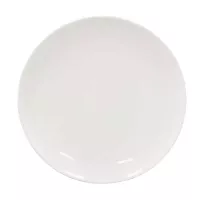 Plato Redondo Coupe de Pocelana 9 Pulgadas Blanco ARNI CS0024 2