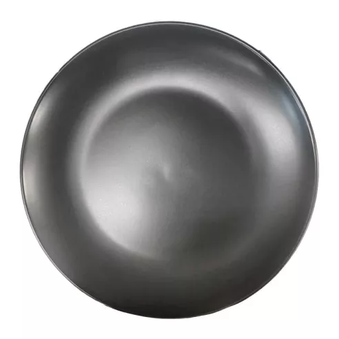 Plato Redondo Coupe de Porcelana 8 Pulgadas Negro Mate ARNI CS0023-25