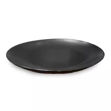 Plato Redondo Coupe de Porcelana 9 Pulgadas  Negro Mate ARNI CS0024-25