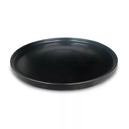 Plato Redondo Coupe de Porcelana 8.5 Pulgadas Negro Arenoso ARNI C1564-J09