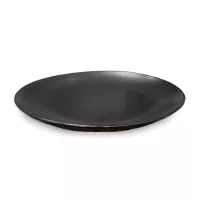 Plato Redondo Coupe de Porcelana 8 Pulgadas Negro Mate ARNI CS0023-25