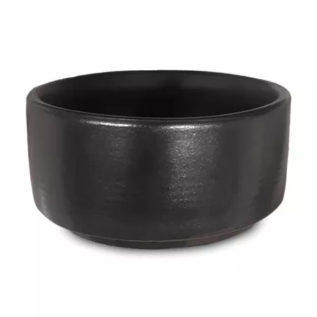 Bowl Mini Redondo de Porcelana 7 x 3.5 Centimetros Negro Mate ARNI C1572-25
